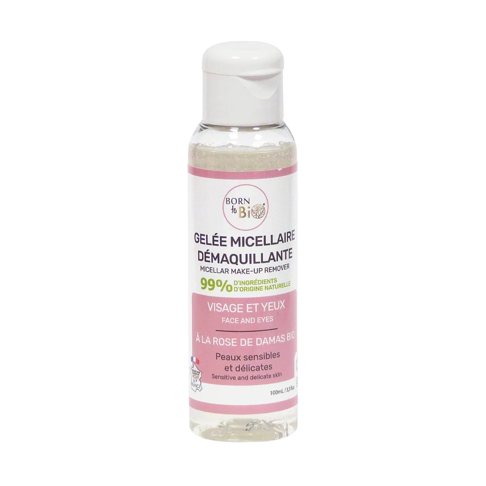Gel Micelar Desmaquilhante Rosa Damasco Bio 200ml - Limpeza Facial Natural