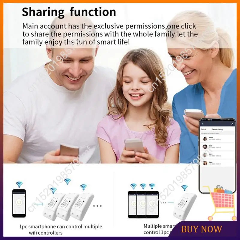 Interruptor inteligente WiFi MSOR Tuya