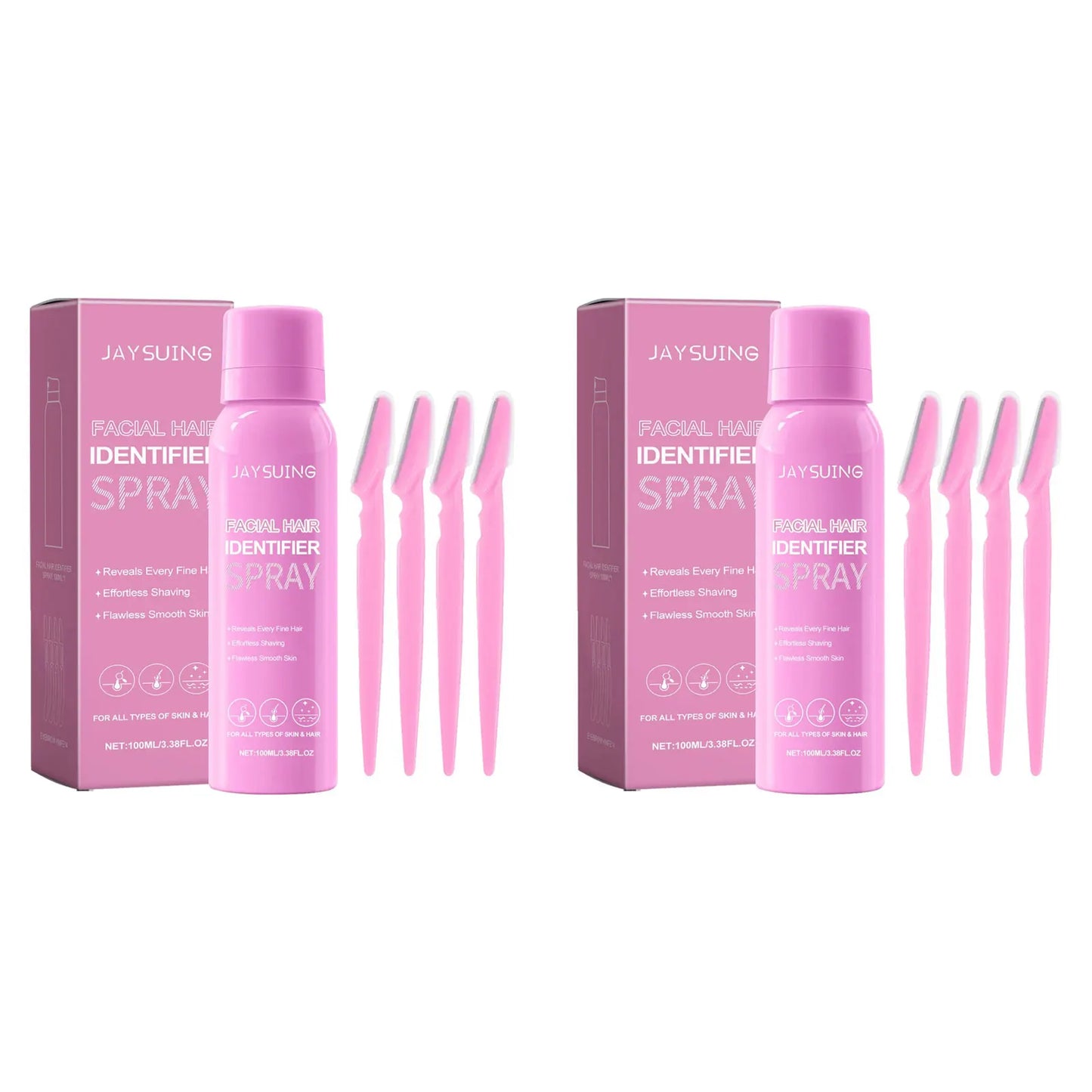 Spray inhibidor del crecimiento del vello facial: depilación suave e indolora, dermaplaning, hidratación y suavidad.