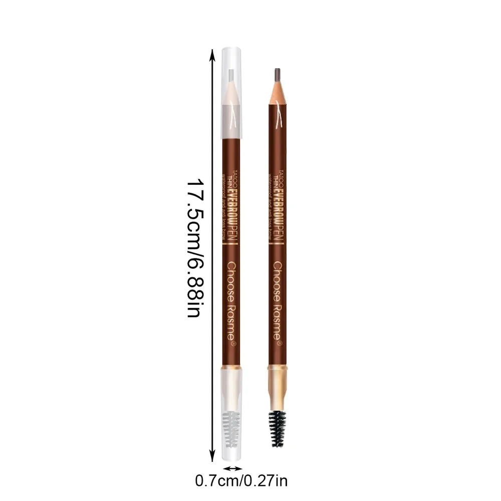 Lápis Sobrancelhas Profissional Micro Afiador – Efeito Longa Duração Ferramenta Escultura Bico Pato