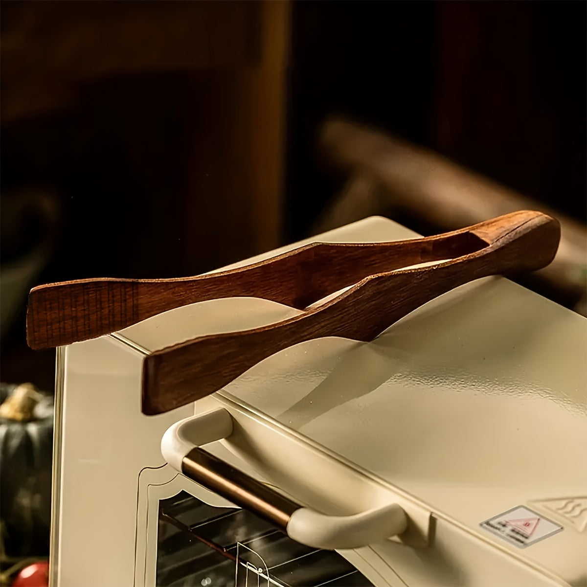 Pegador de Cozinha em Madeira Sólida – Resistente a Altas Temperaturas, Ideal para Carnes, Pães, Frutas, Massas, Frituras e Churrasco
