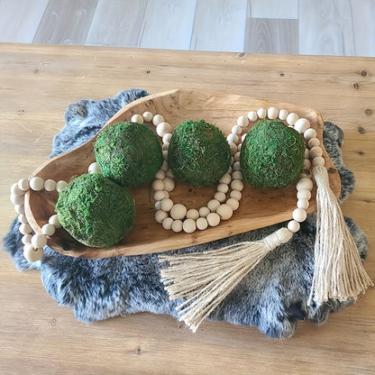 Bandeja de Jóias em Madeira Maciça Feita à Mão – Decoração Rústica em Estilo Country, Acabamento Natural, Formato Octogonal, Multiuso para Organização e Decoração da Casa