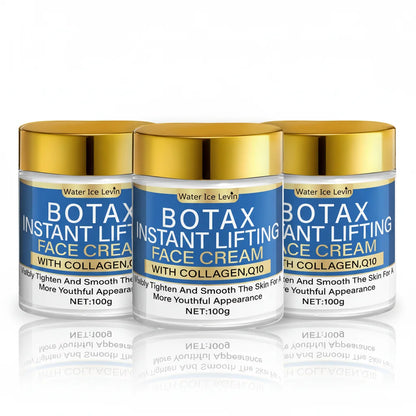 Crema facial antiedad (paquete de 100 g) – Colágeno, Q10, ceramidas, vitamina C, efecto lifting instantáneo, hidratante y reductor de arrugas.