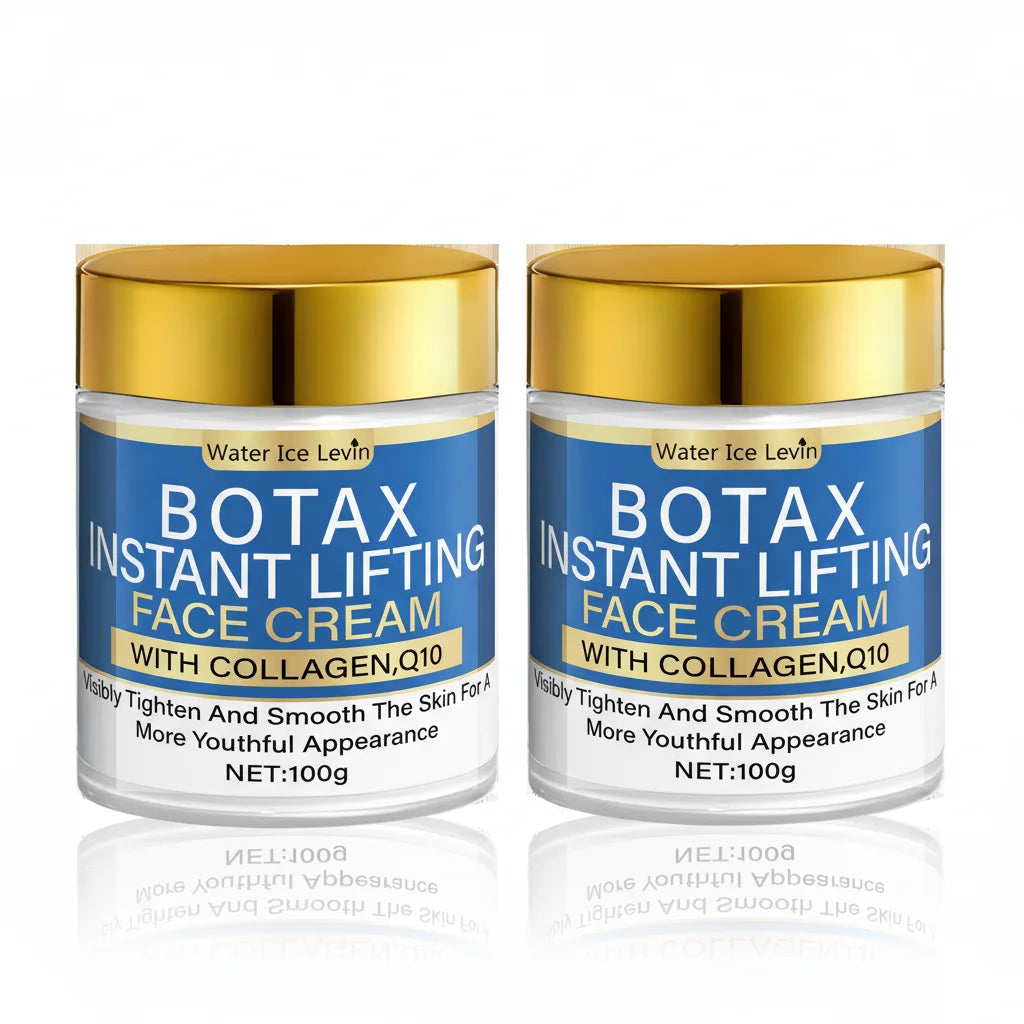 Crema facial antiedad (paquete de 100 g) – Colágeno, Q10, ceramidas, vitamina C, efecto lifting instantáneo, hidratante y reductor de arrugas.