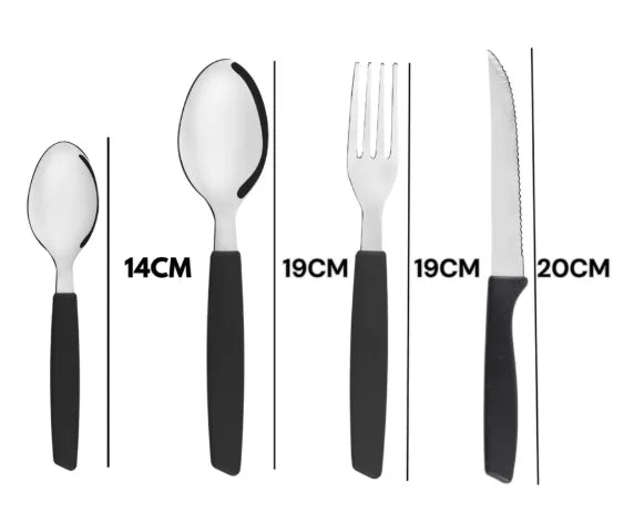 Conjunto Talheres 24 Peças Aço Inox