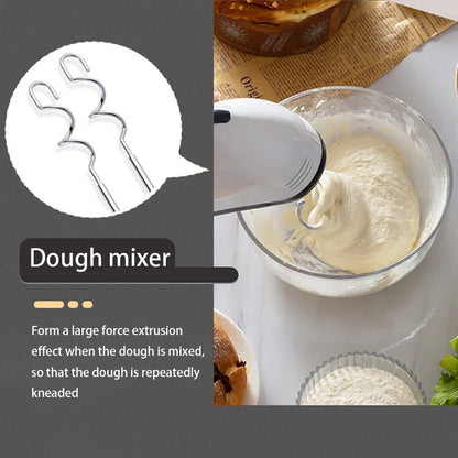 Batedeira Elétrica Sem Fio Recarregável - Manual Portátil para Ovos, Cremes e Massas