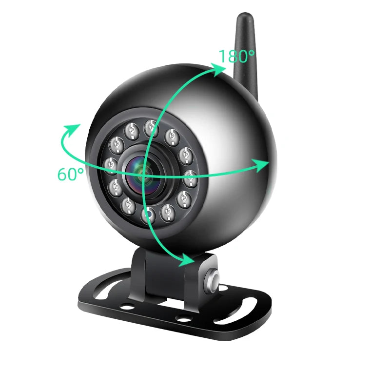 Cámara de visión trasera inalámbrica HD 720P WiFi 5G: visión nocturna para autos y camiones
