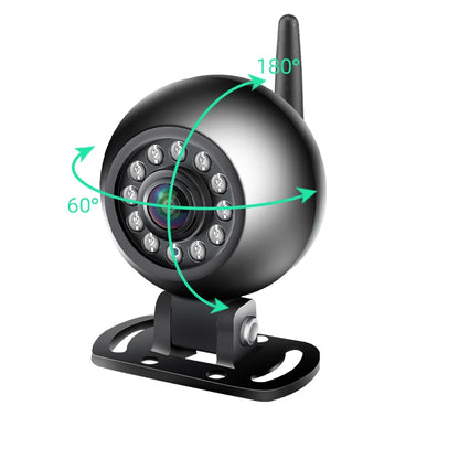Cámara de visión trasera inalámbrica HD 720P WiFi 5G: visión nocturna para autos y camiones