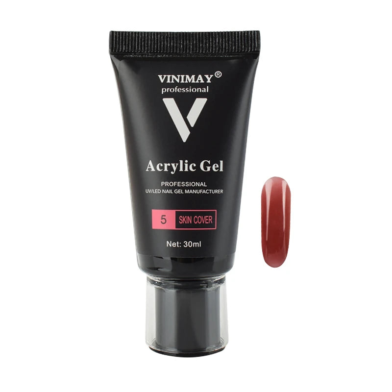 VINIMAY Gel Polish 30ml Transparent Camouflage – Quick Building Nail Extension Crystal UV/LED