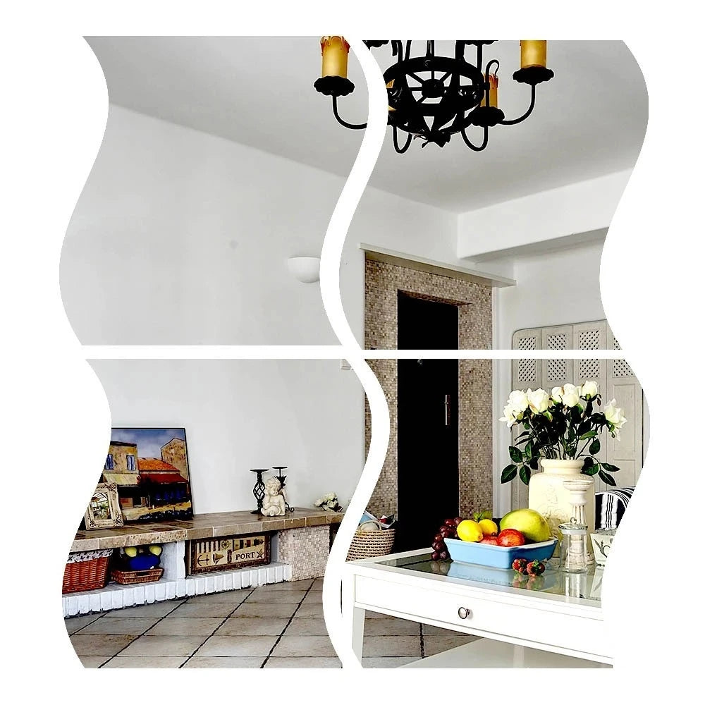 Espelhos Esféricos Parede 12x10cm - Set Decoração Moderna