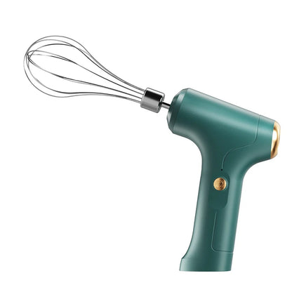 Mixer Manual Elétrico com 6 Lâminas - Batedor Portátil Automático para Cremes e Sobremesas