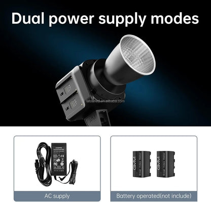 Professional 80W LED Light GVM SD80D - Dimmable Softbox for Photography and Video