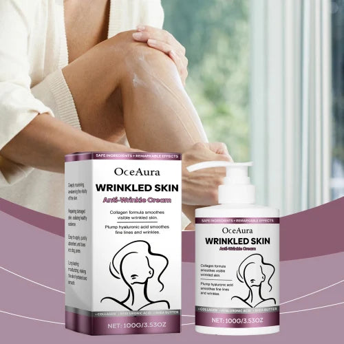 Crema corporal hidratante OceAura: piel suave, fresca, no pegajosa, reafirmante, líneas de expresión ligeras, cuidado corporal