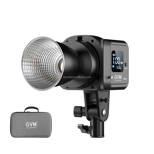 Professional 80W LED Light GVM SD80D - Dimmable Softbox for Photography and Video