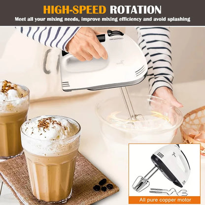 Batedeira Elétrica Sem Fio Recarregável - Manual Portátil para Ovos, Cremes e Massas