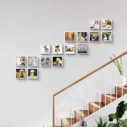 Moldura Sem Pregos 20x20cm - Instalação Instantânea Sem Furos