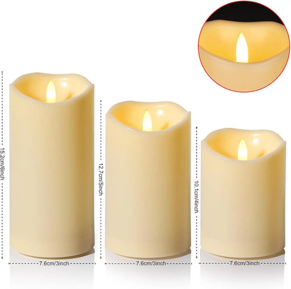 Decorative LED Candles - Automatic Timer and Remote Control