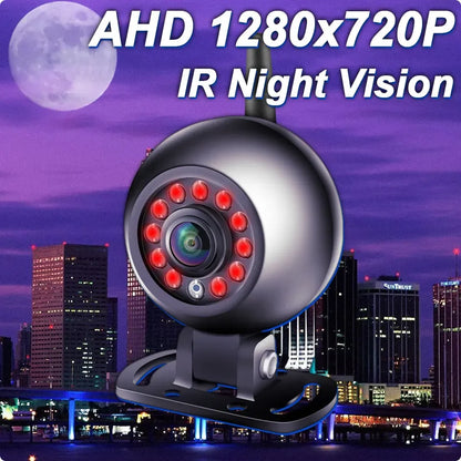 Cámara de visión trasera inalámbrica HD 720P WiFi 5G: visión nocturna para autos y camiones