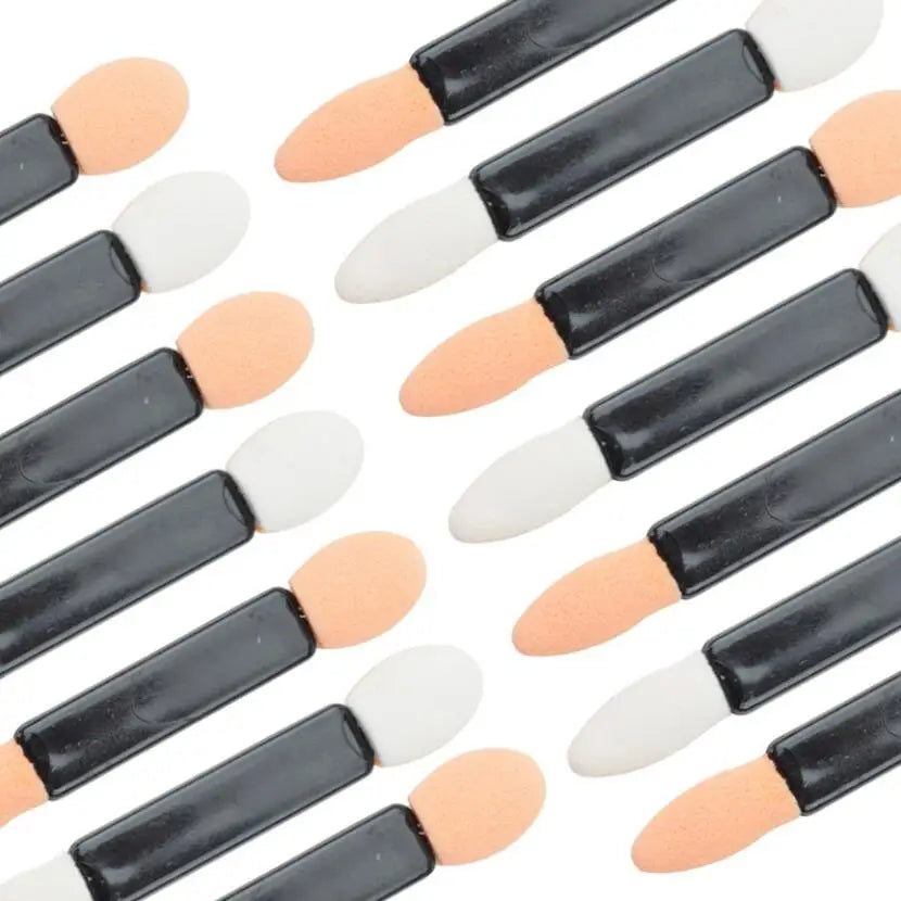 Kit 24 Aplicadores Sombra e Glitter Dupla Face - Esponjas Profissionais para Maquilhagem