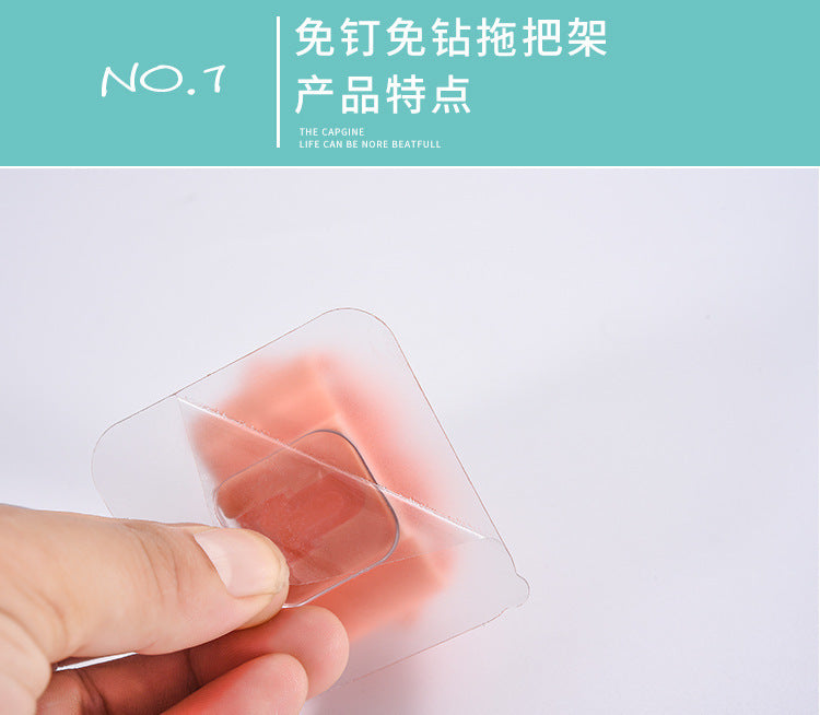 Gancho de Armazenamento para Vassoura e Mopa – Suporte Multiuso de Parede | Organizador Impermeável para Casa de Banho | Suporte para Ferramentas de Limpeza