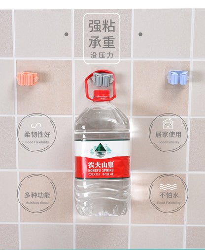 Gancho de Armazenamento para Vassoura e Mopa – Suporte Multiuso de Parede | Organizador Impermeável para Casa de Banho | Suporte para Ferramentas de Limpeza