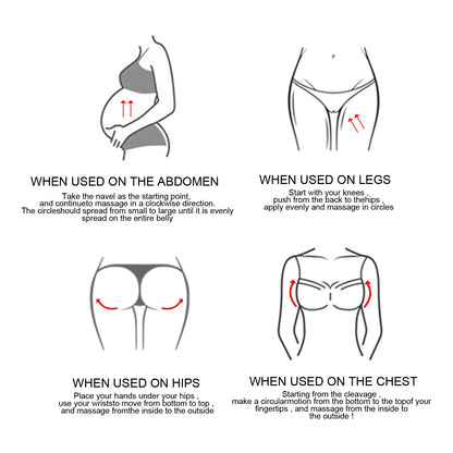 Crema para eliminar estrías durante el embarazo: antiarrugas, reafirmante, reparadora, hidratante, para embarazadas, piel suave, corporal.