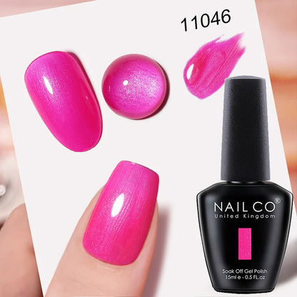 NAILCO Gel Nail Polish 15ml UV/LED Hema/TPO Free – Professional Semi-Permanent Base and Top Coat