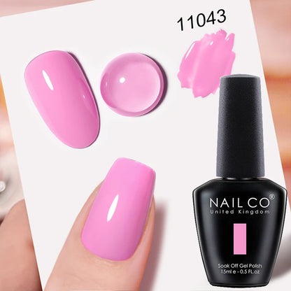 NAILCO Gel Nail Polish 15ml UV/LED Hema/TPO Free – Professional Semi-Permanent Base and Top Coat