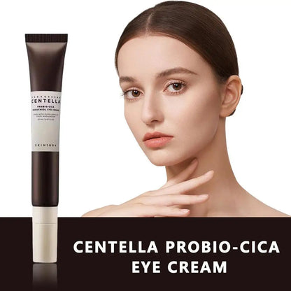 Crema probiótica para ojos con centella asiática (20 ml): antiarrugas, nutritiva, reparadora, reafirmante e hidratante.