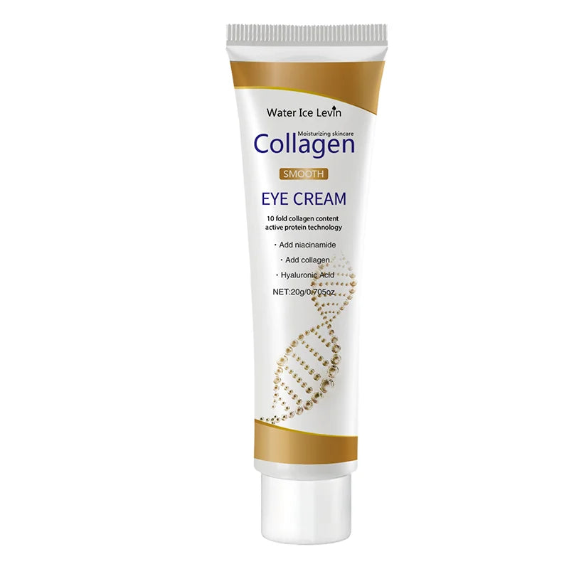 Crema de colágeno para ojos: antiojeras, hinchazón, reafirmante, hidratante y cuidado del contorno de ojos.