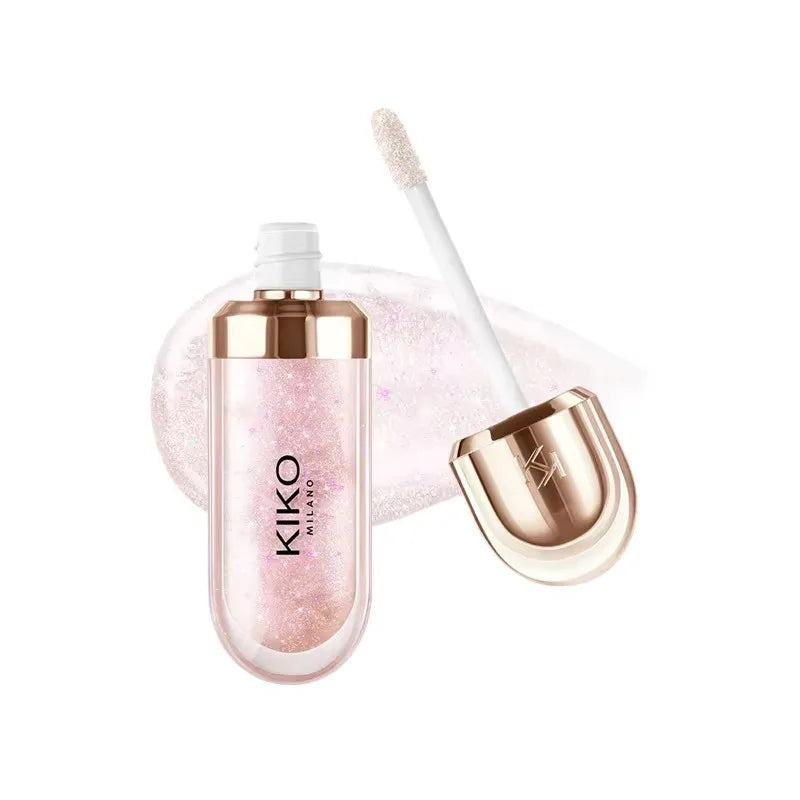 Brillo de labios KIKO 3D Hydra Mirror: brillante, perlado, voluminizador, intransferible