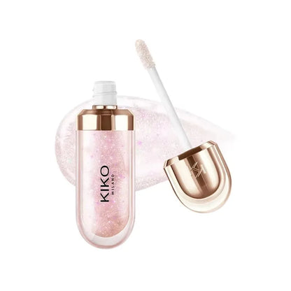 Brillo de labios KIKO 3D Hydra Mirror: brillante, perlado, voluminizador, intransferible