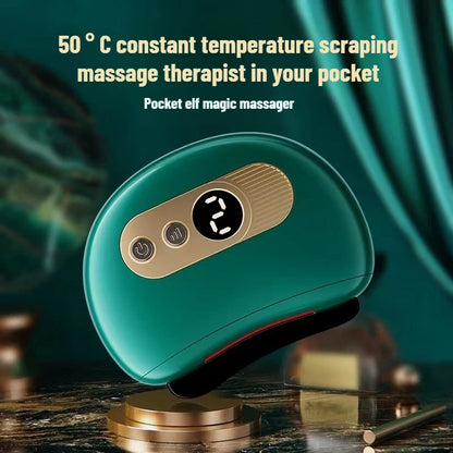 Massageador Facial Guasha Elétrico Microcorrente