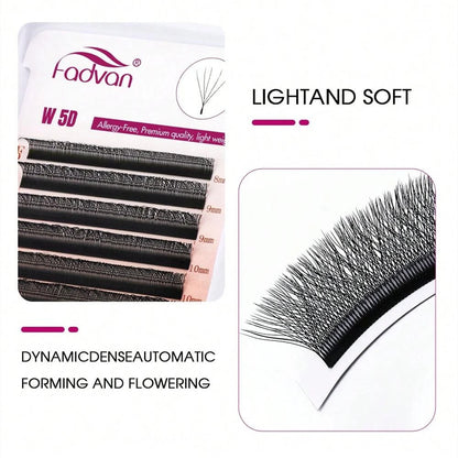 Extensiones de pestañas 5D FADVAN Efecto Visón Volumen