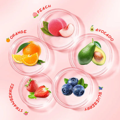 Kit de 5 cremas de manos SADOER Fruit Sorbet: hidratantes, nutritivas e iluminadoras para el cuidado de las manos.
