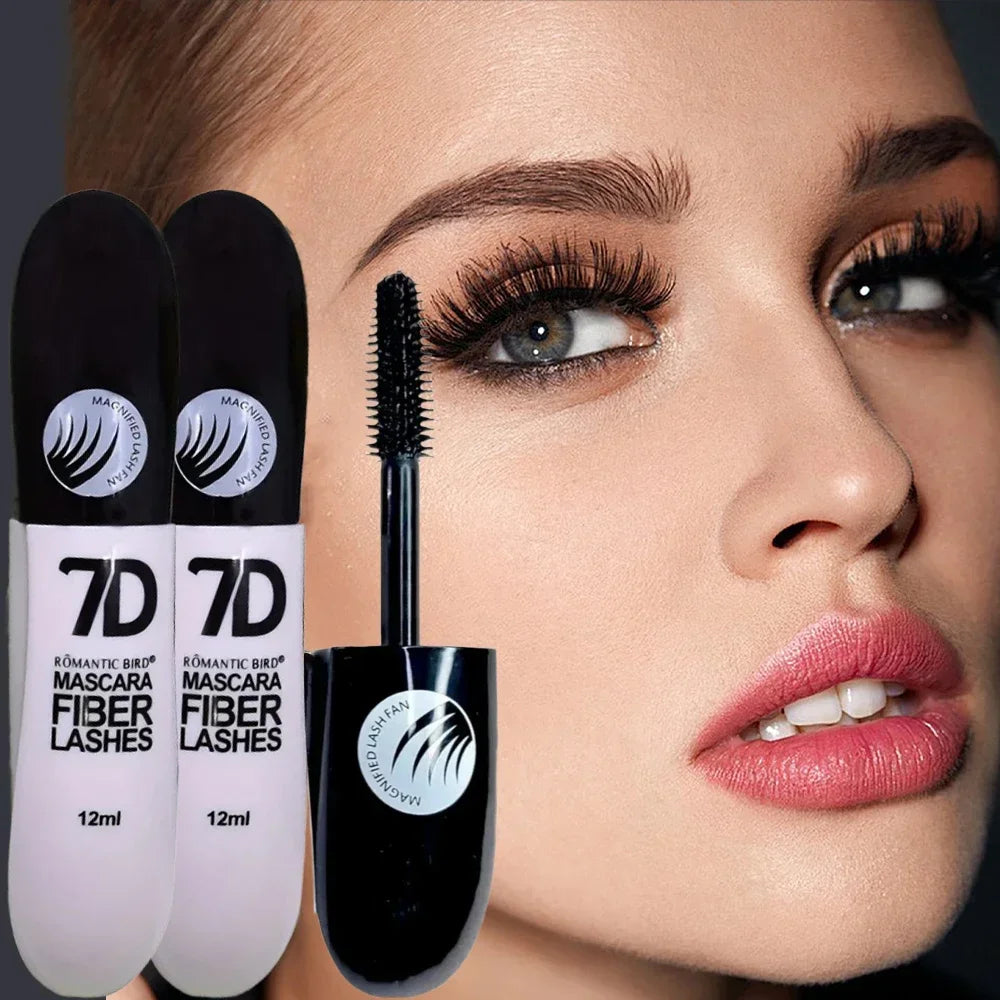 Máscara de Pestanas 7D Fibra 12ml - Efeito Pestanas Falsas Ultra Volume