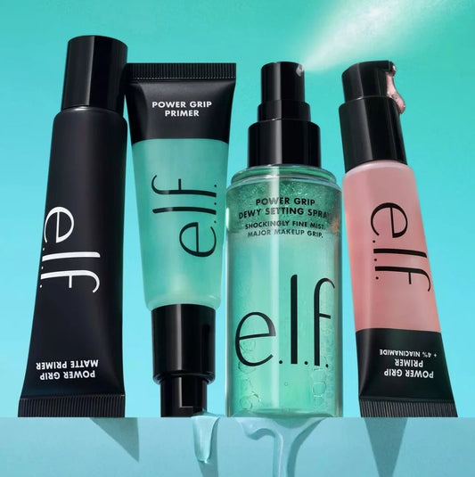 ELF Power Grip Primer Base Facial Hidratante em Gel - Fixação Maquilhagem Longa Duração Textura Perfeita