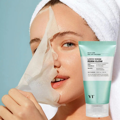 Máscara Facial Coreana VT Iluminadora Peel-Off Sem Enxaguar – Lifting Firmeza Anti-Rugas Anti-Idade Reparação Noturna Hidratante Rejuvenescedor