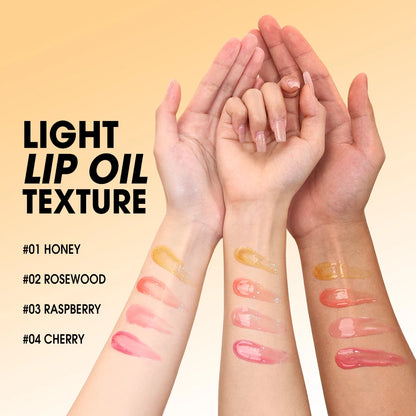 Óleo Labial O.TWO.O Volumizador com Glitter