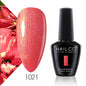 NAILCO Gel Nail Polish 15ml Dark Red Series – UV Glitter Colors Professional Semi-Permanent Manicure