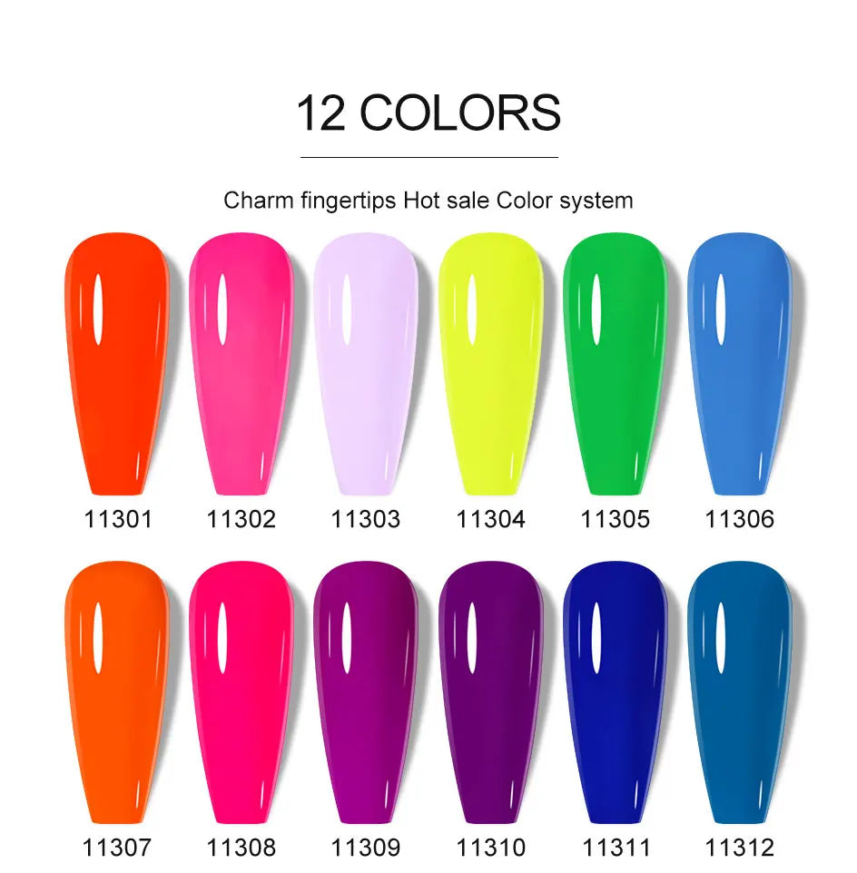 NAILCO Gel Nail Polish 15ml UV/LED Hema/TPO Free – Professional Semi-Permanent Base and Top Coat