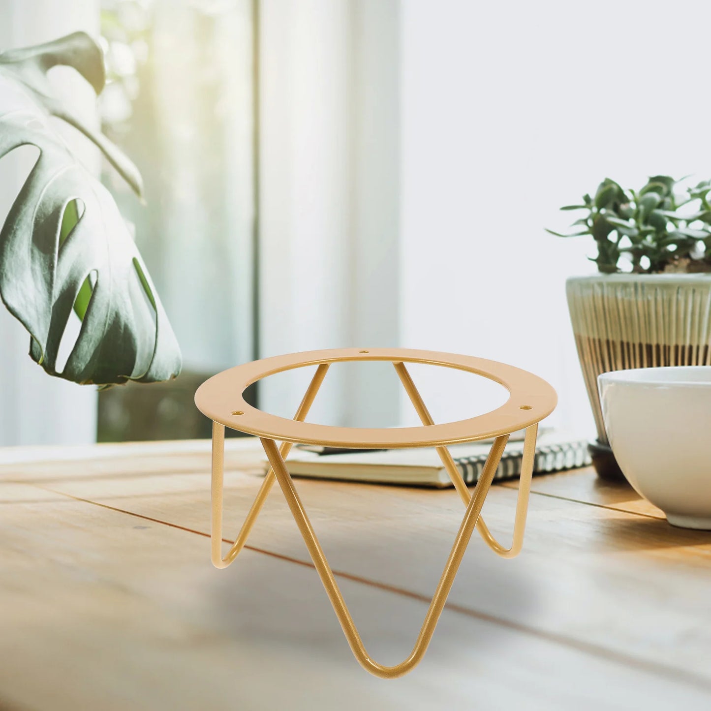 Suporte Base Tabuleiro Metal Expositor – Organizador Ovos Frutas Lanches Cristal Cozinha Casa