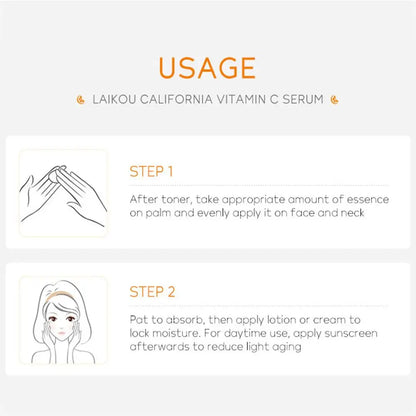 Sérum Vitamina C Ácido Hialurónico Rosto – Colágeno Iluminador Lifting Firmeza Suaviza Linhas Finas Anti-Idade