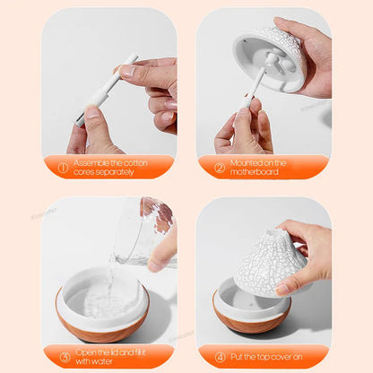 Volcano Humidifier 300ml with 7 LED Colors - USB Aromatherapy Diffuser for Home and Office