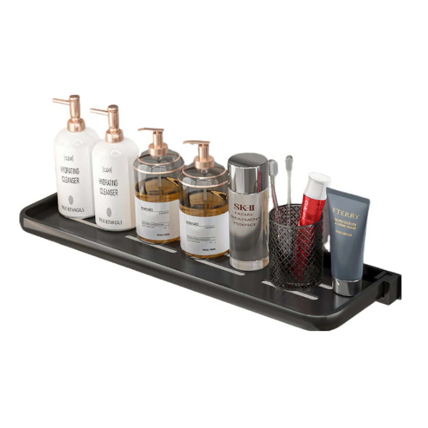 Prateleira Dobrável de Armazenamento para Banheiro – Estante para Banheiro Adequada para Banheiro, Cozinha e Lavanderia, de Parede