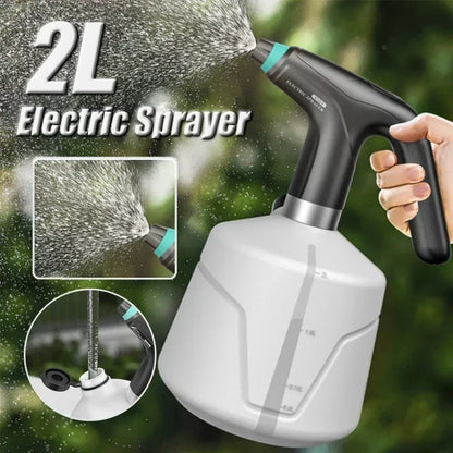 Pulverizador Elétrico 2L para Jardim e Irrigação - Automático Recarregável para Plantas