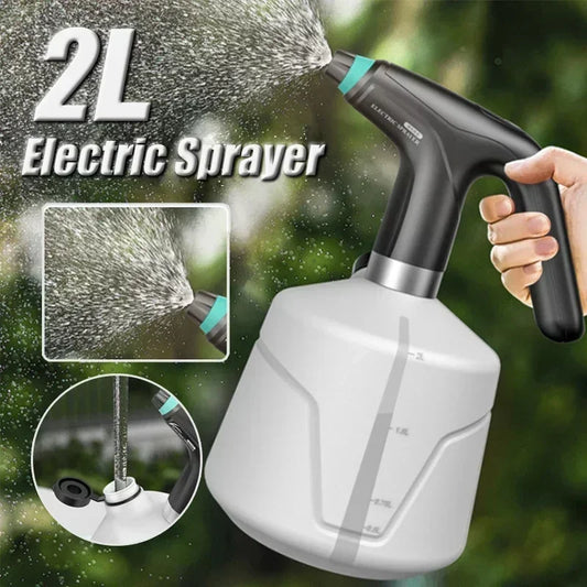 Pulverizador Elétrico 2L para Jardim e Irrigação - Automático Recarregável para Plantas