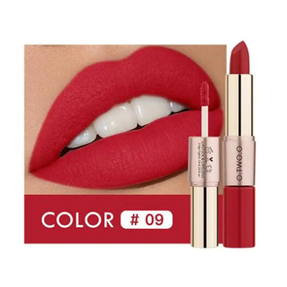 Batom 2 em 1 Matte e Gloss 12 Cores