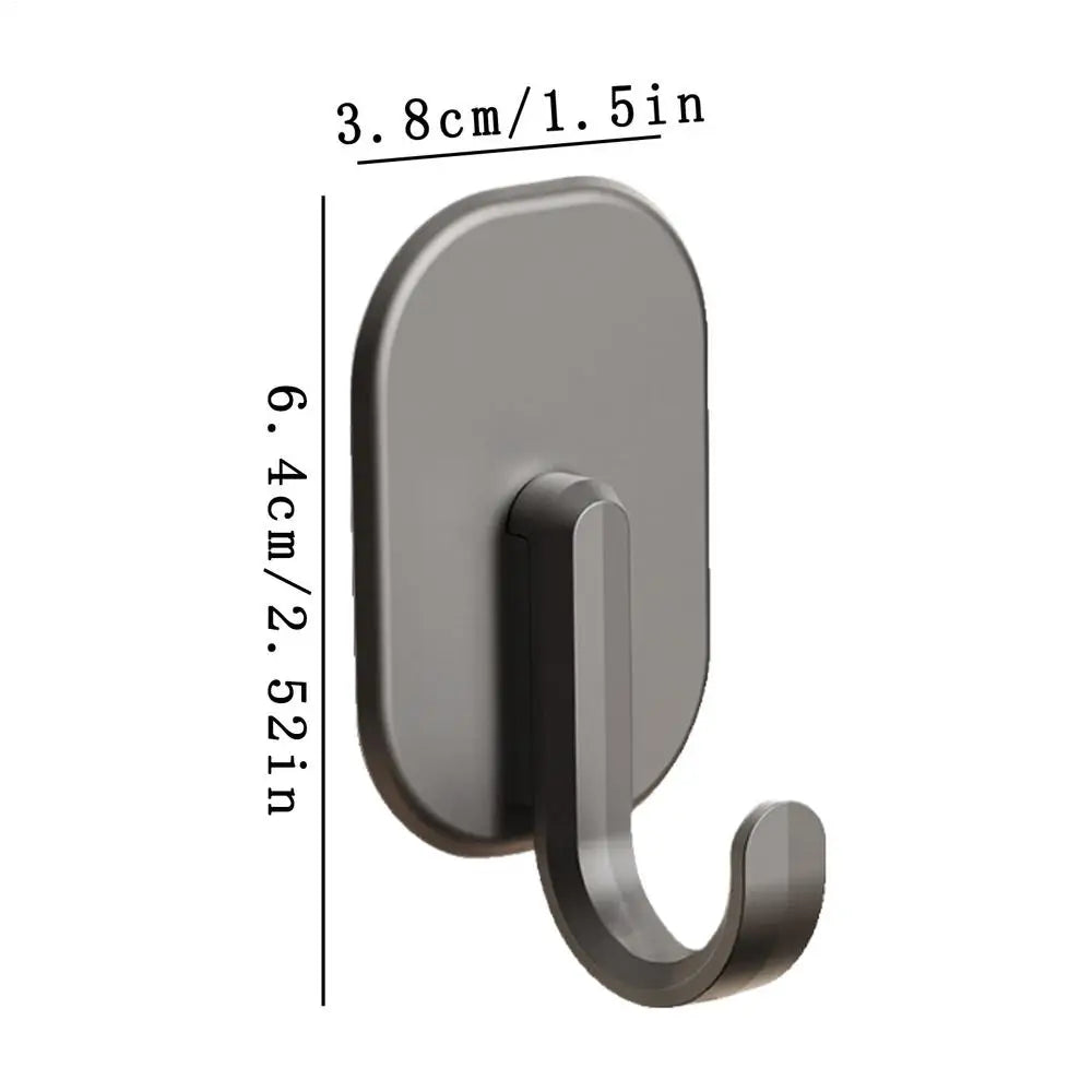 Reinforced Magnetic Hook – Strong Support for Kitchen, Refrigerator, Keys, and Towels | No Drilling Required Installation | Multifunctional Hook for Bathroom and Organization