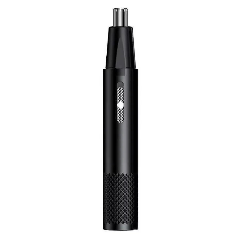 Rechargeable Electric Nose and Ear Trimmer - Safe and Painless for Men's Facial Care